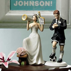 Фигурка на свадебный торт с футболистом, арт. 1042